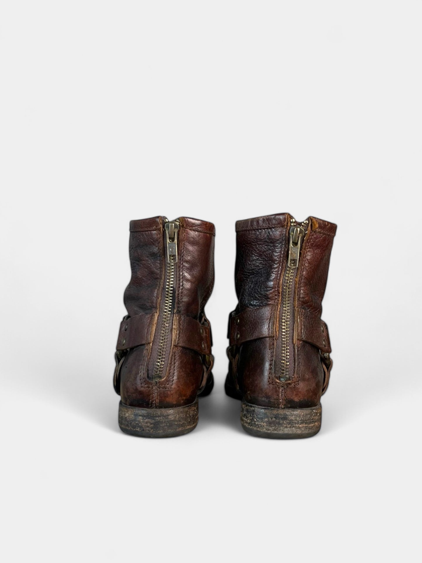 Bottes cuir marron Frye, 6.5