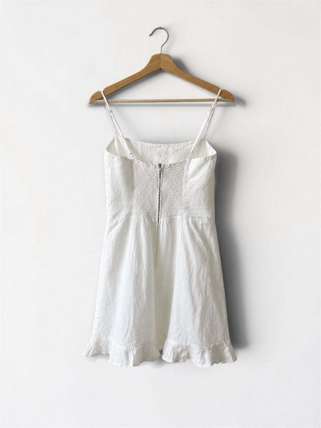Reformation White Linen Dress