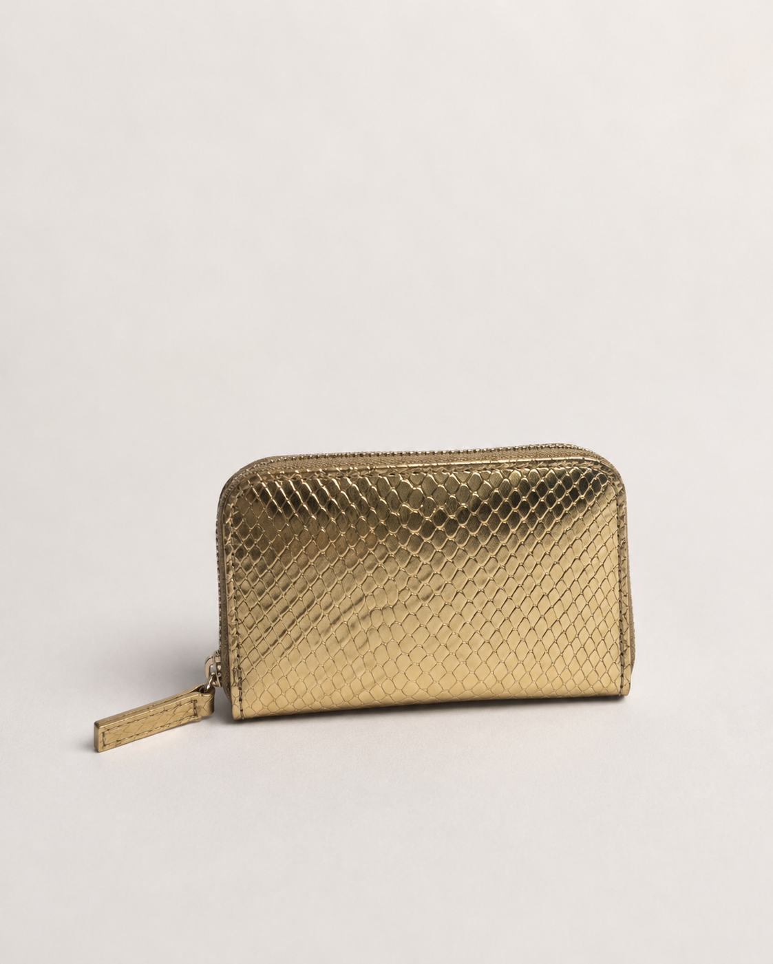Sézane Gold Snake Card Holder