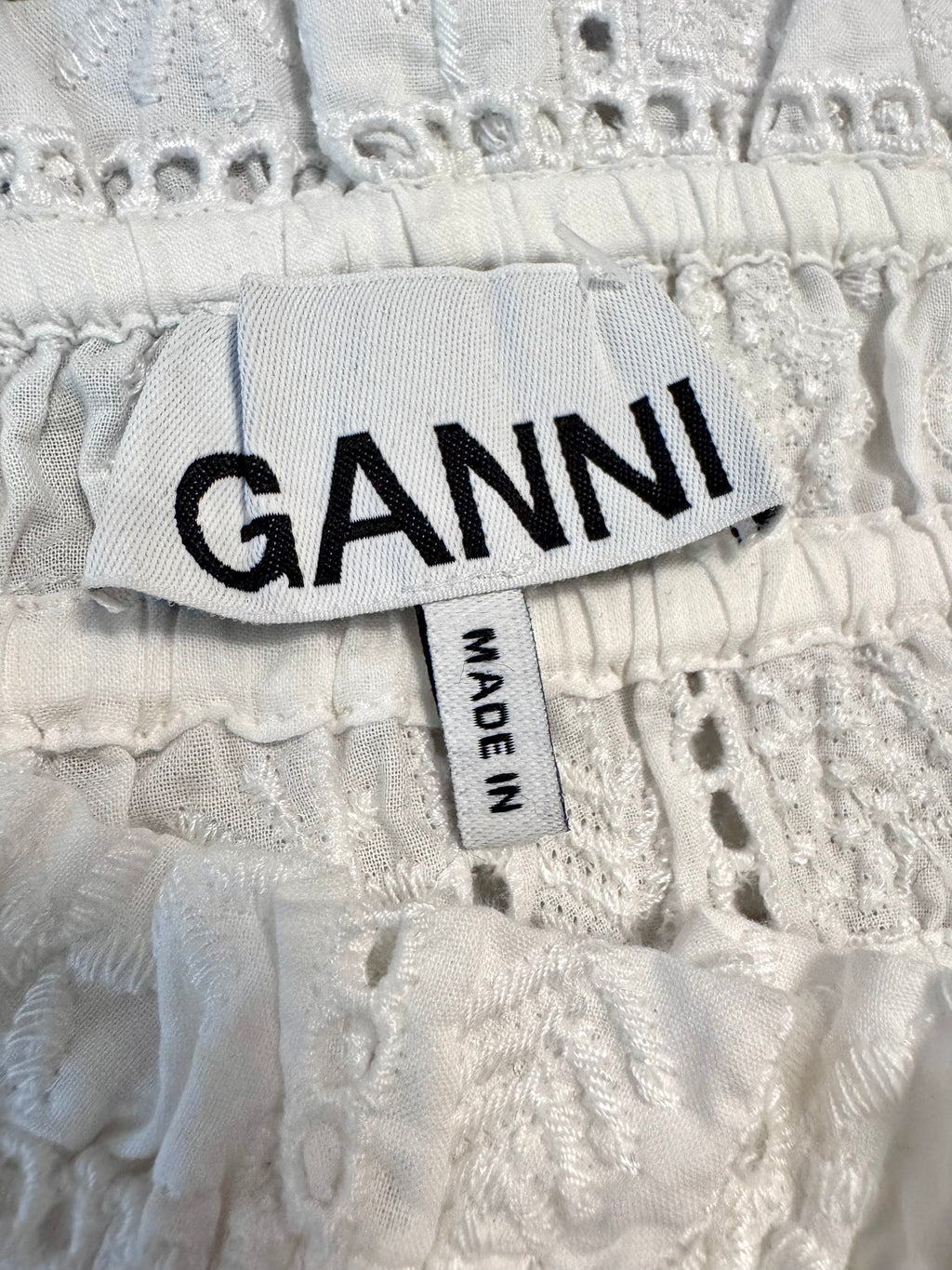Camisole Ganni blanche
