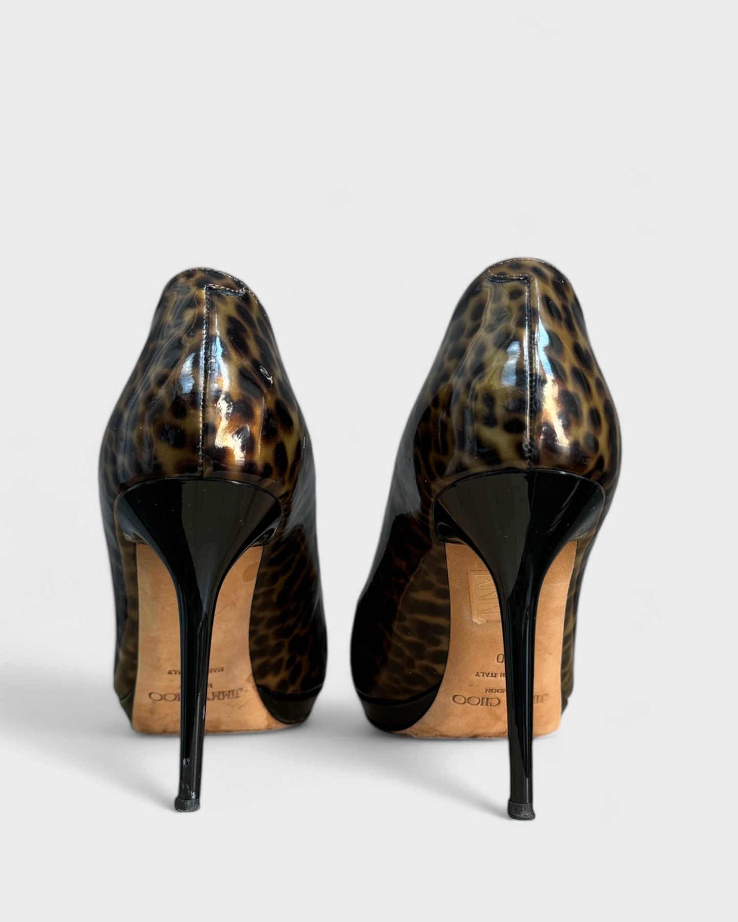 Talons Léopard Marron, Jimmy Choo , 40