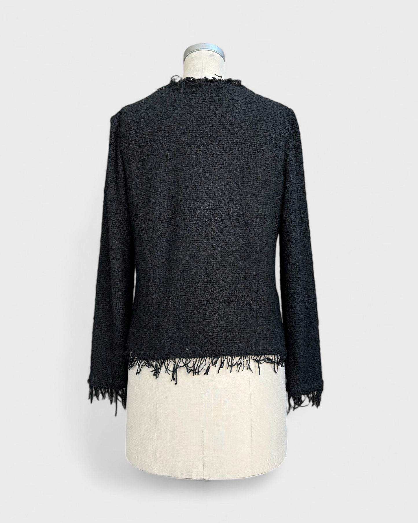 Veste en coton bouclé noir, IRO, 38