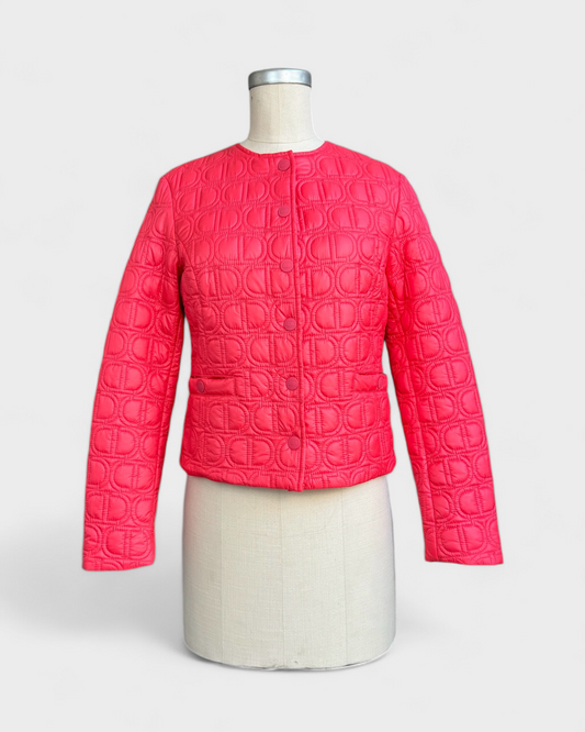 Veste matelassée rose rouge, Twinset , S