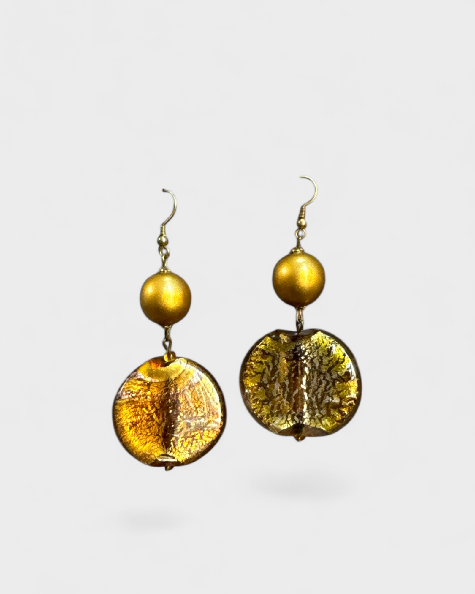 Boucles d'oreilles en vert