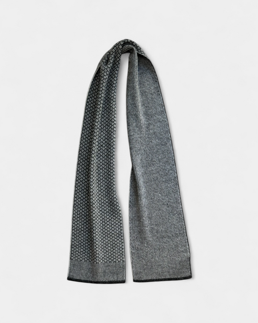 Foulard à motifs gris, m0851