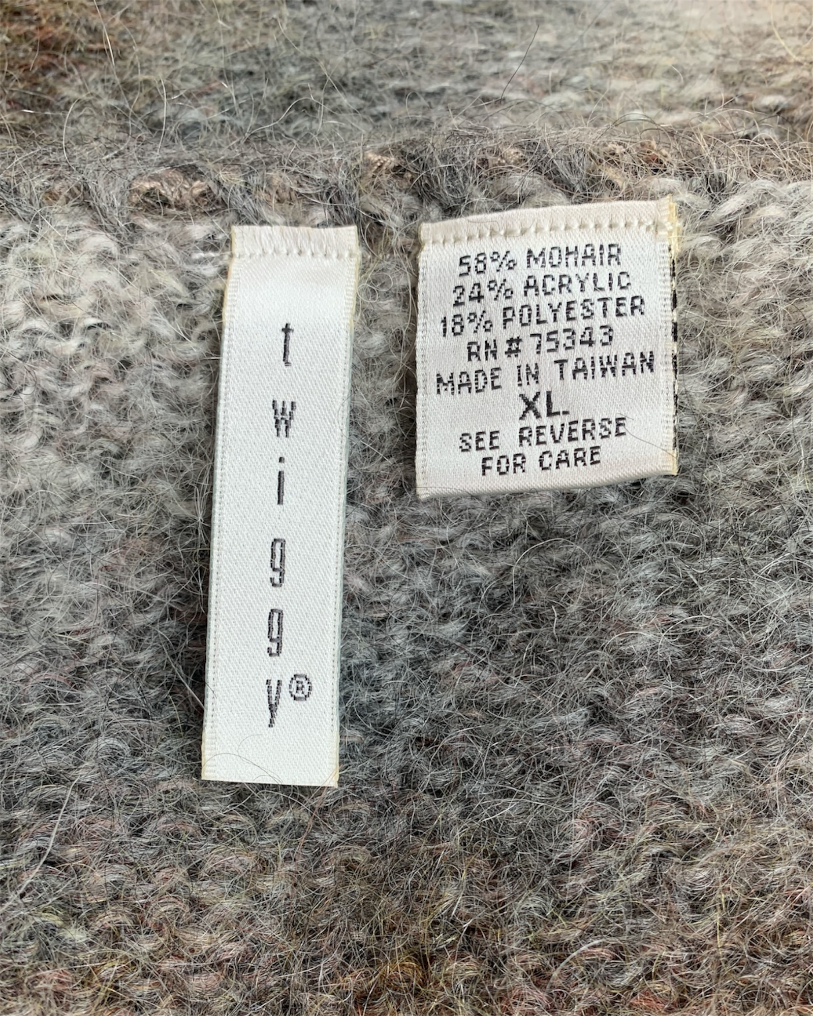 Cardigan mohair Twiggy , XL