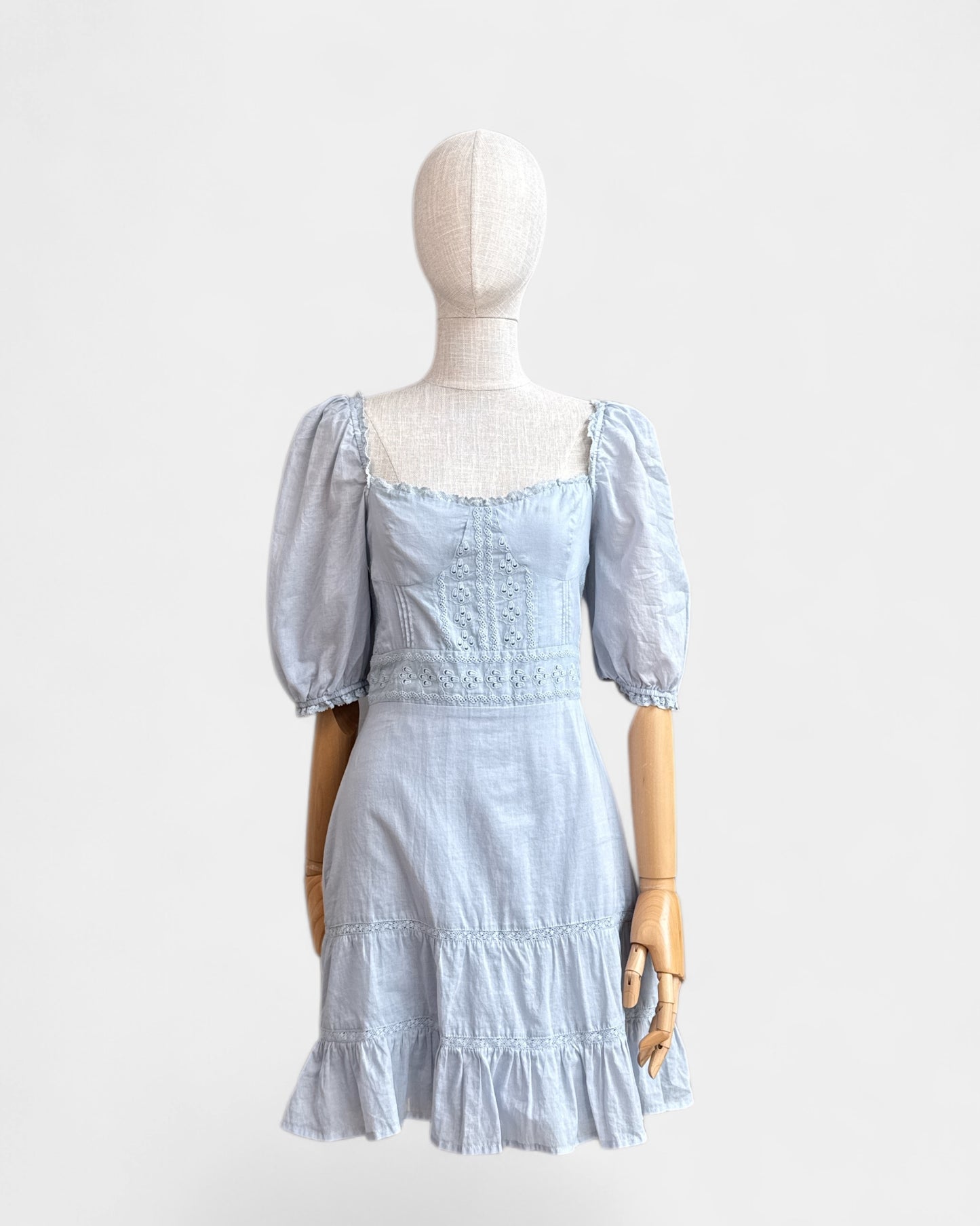 Robe en coton manches bouffantes Reformation , 6