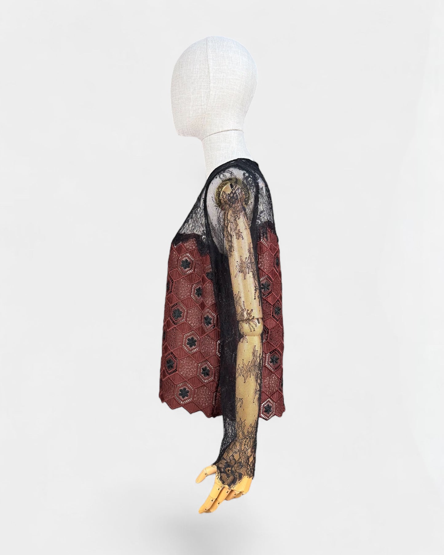 Blouse Sandro en dentelle – Taille 2