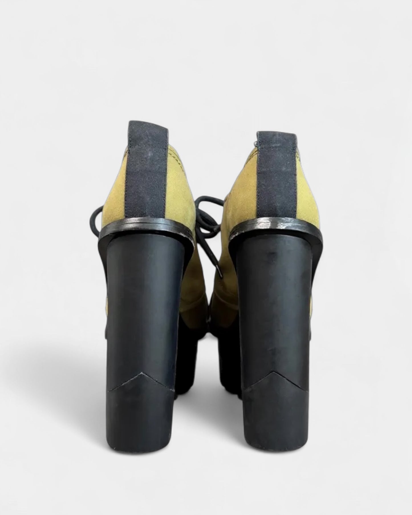 Derbies à plateforme en toile Hunter, 6