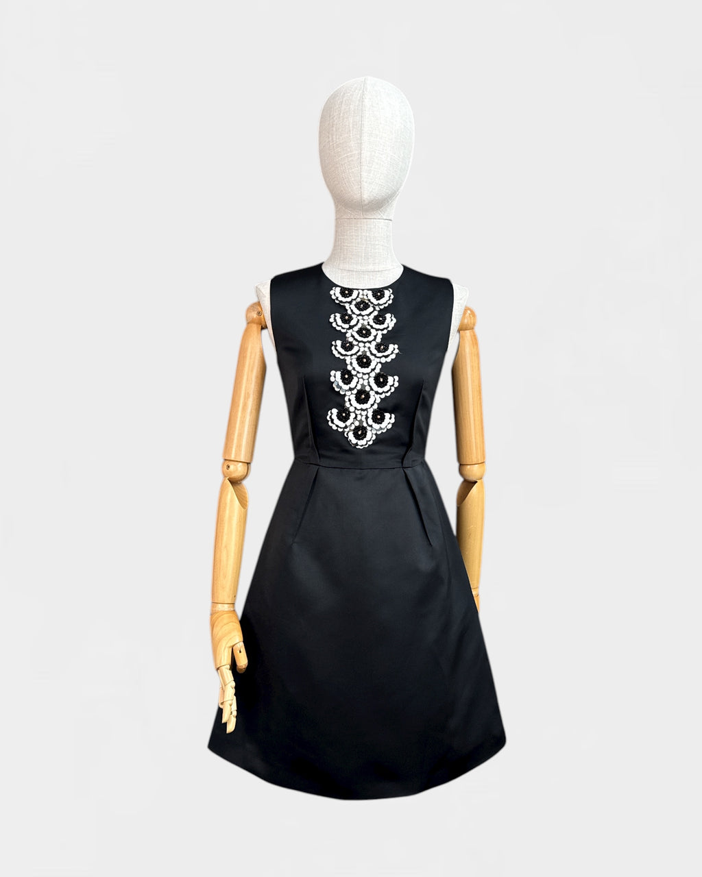Robe satin noir MaxMara , S